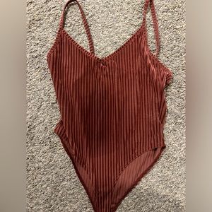 Sheer Mauve Bodysuit